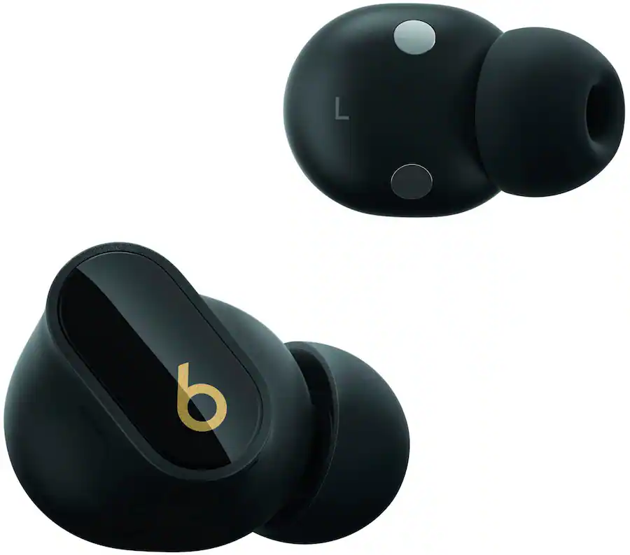 Beats - Studio Buds + True Wireless Noise Cancelling Earbuds - Color Black/Gold - Image 4
