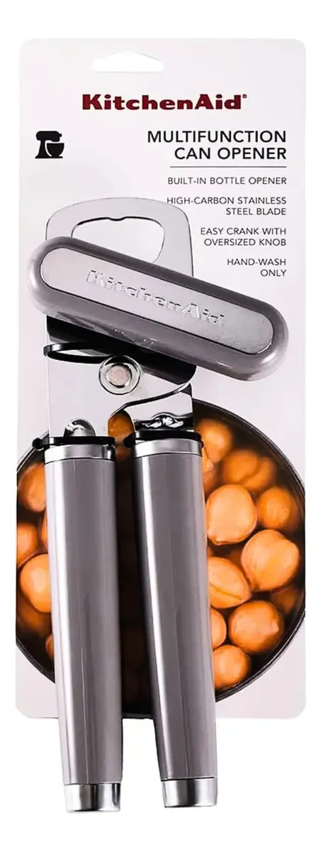 Kitchenaid Classic Abrelatas Multifunción - Color Gris Oscuro