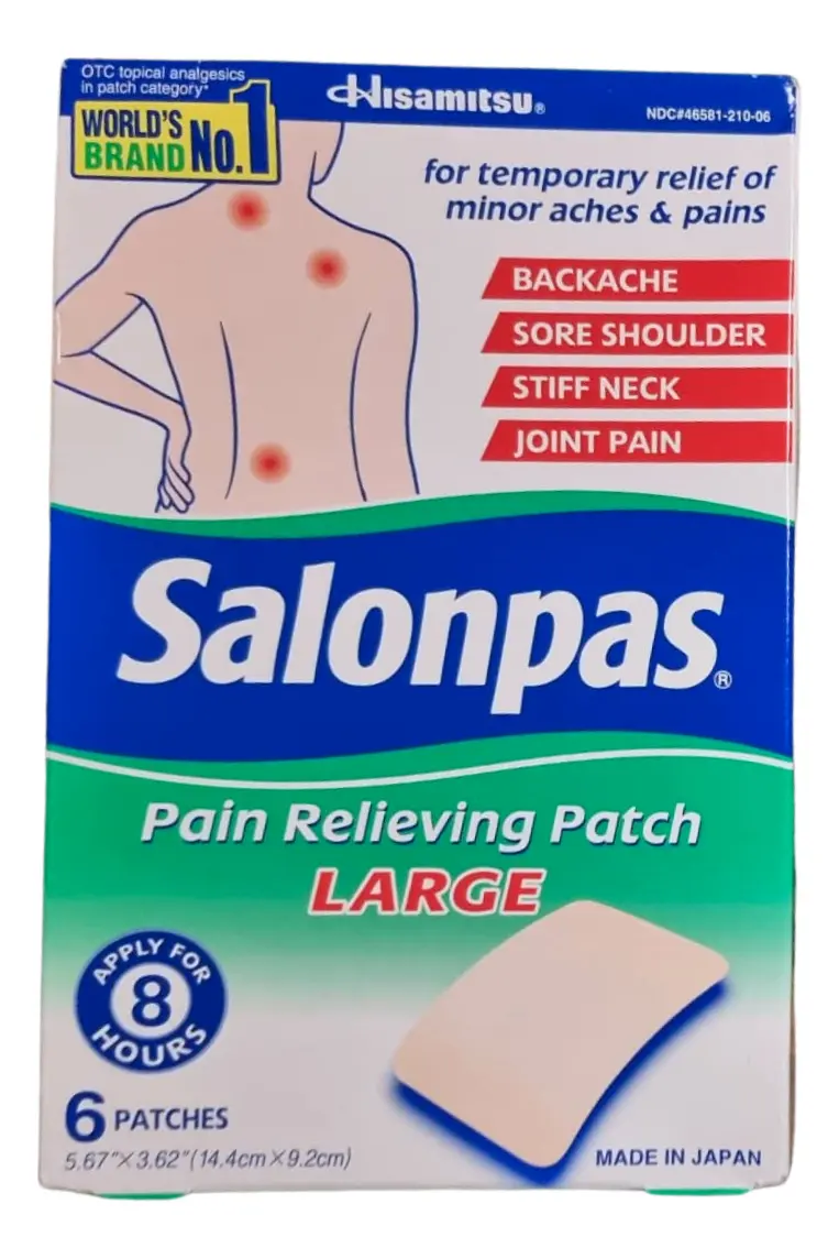 Salonpas Parches Para Aliviar El Dolor - Large