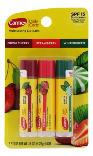 Carmex Flavours en Barra - Set de 3 unidades