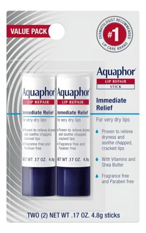 Aquaphor Bálsamo Labial en Barra - Set de 2 Unidades