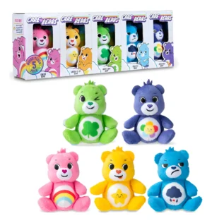 Ositos Cariñositos Micro Care Bears Set De 5 Peluches 7.5 Cm