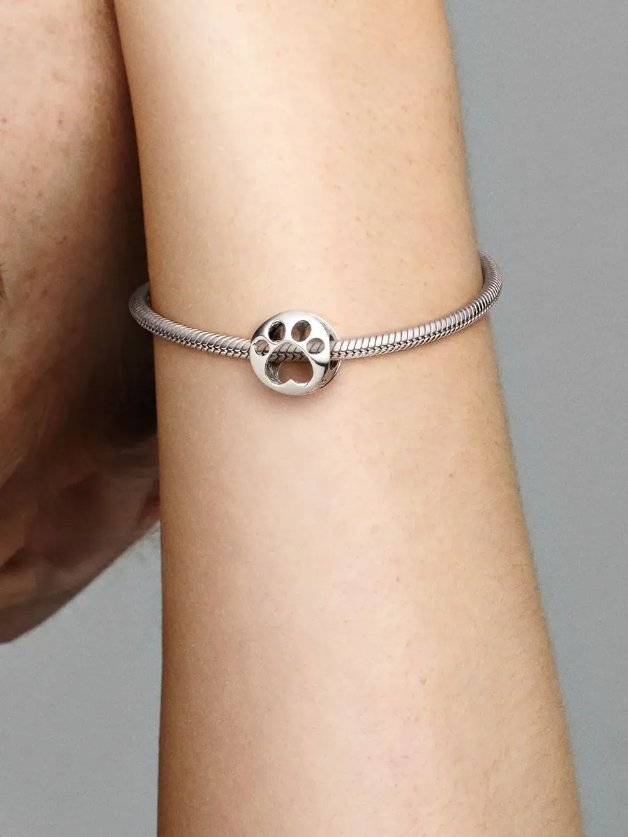 Dije Pandora Moments Charm Paw Print Huella Animal Original - Image 3