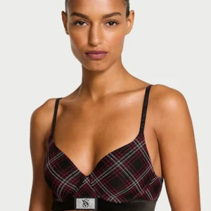 Corpiño Victoria's Secret Shine Patch Velvet Full Coverage - Talle 36D