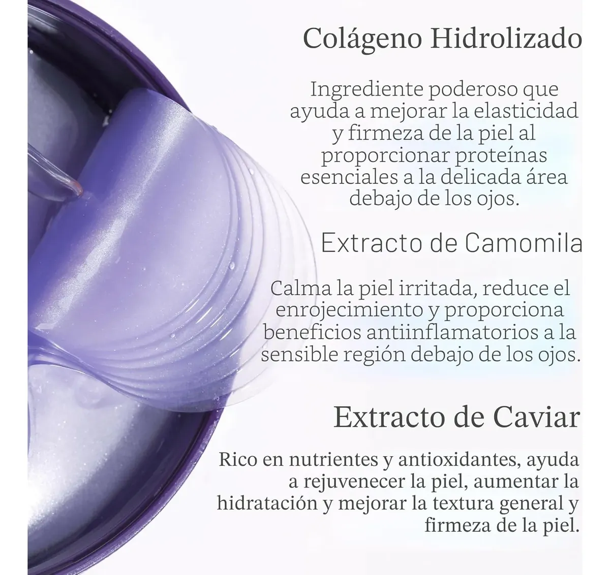 Mizon Parches De Hidrogel Ojos Collagen Colageno Reafirmante - Image 5