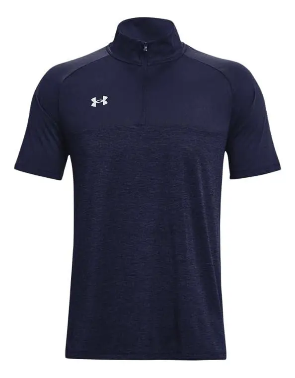 Remera Under Armour Heatgear Hombre Manga Corta Con Cierre - Talle S - Image 7