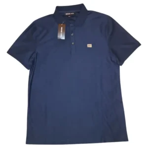 Chomba Polo Michael Kors Ks552gvdy8 Azul Talle S Hombre