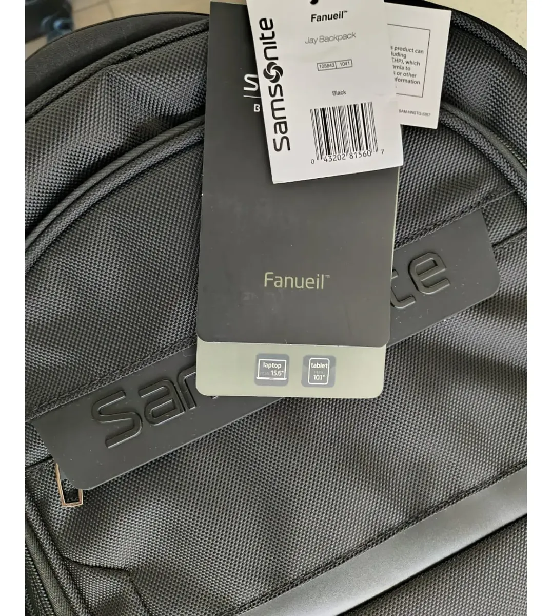 Mochila Samsonite Negra Faneuil Jay Backpack 105643 Negra - Image 8