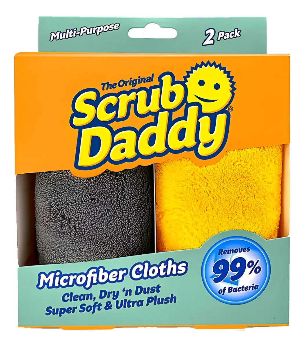 Scrub Daddy Paño Microfibra Multiuso Set De 2 Unidades