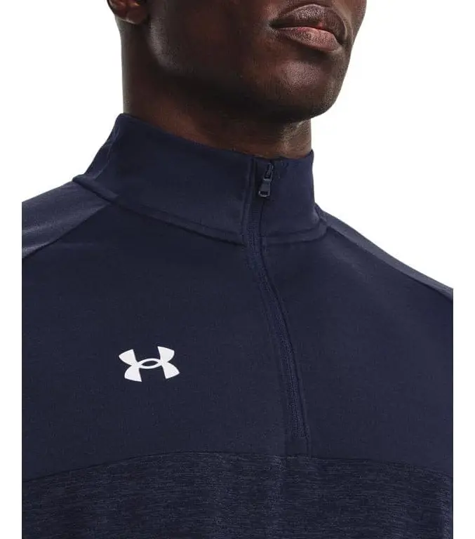 Remera Under Armour Heatgear Hombre Manga Corta Con Cierre - Talle S - Image 5