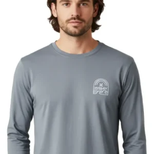 Remera Manga Larga Hurley Hombre Con Protección Uv - Talle S