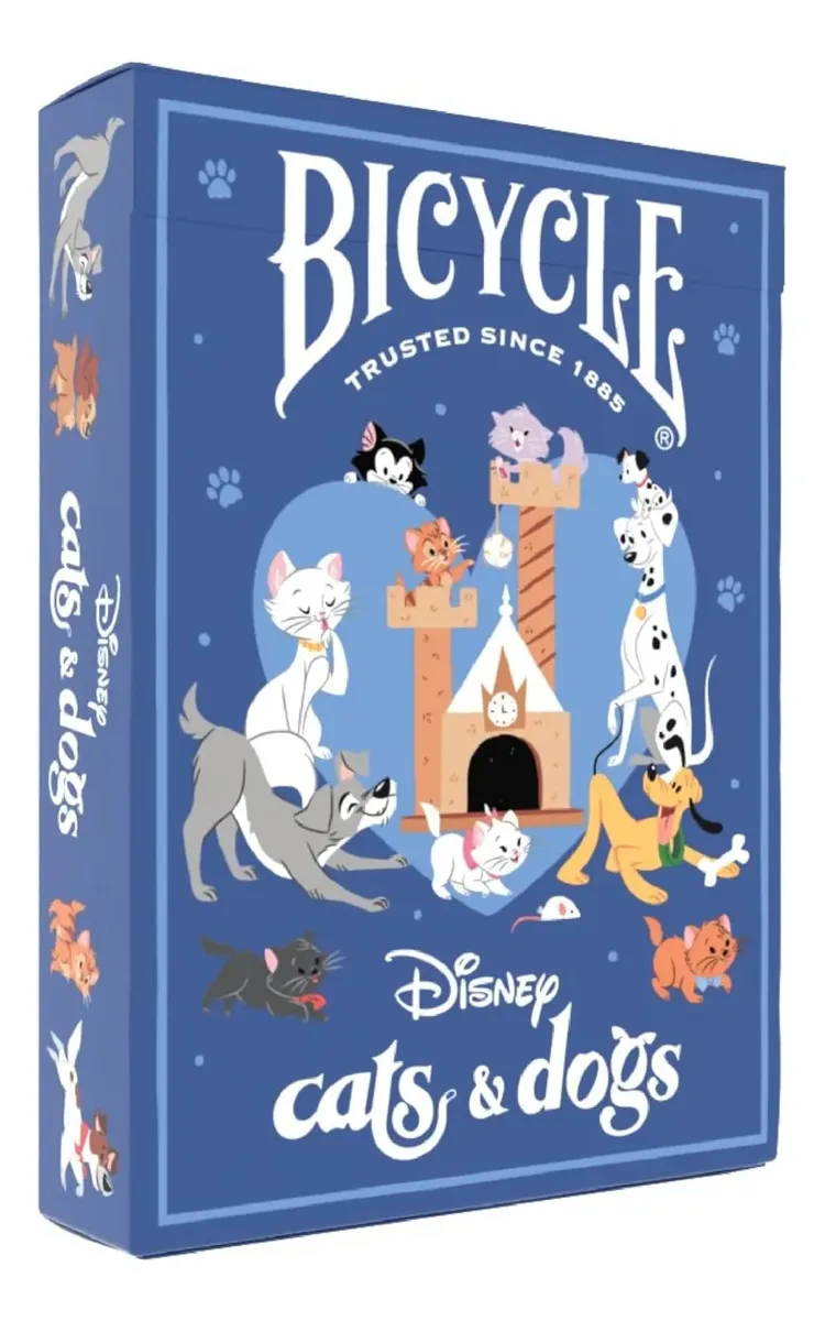 Cartas Bicycle Disney Inspirados En Perros Y Gatos Películas Disney