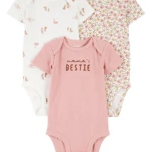 Set Ropa x3 - 0-3 Meses Carter's Child Of Mine Mama's Bestie