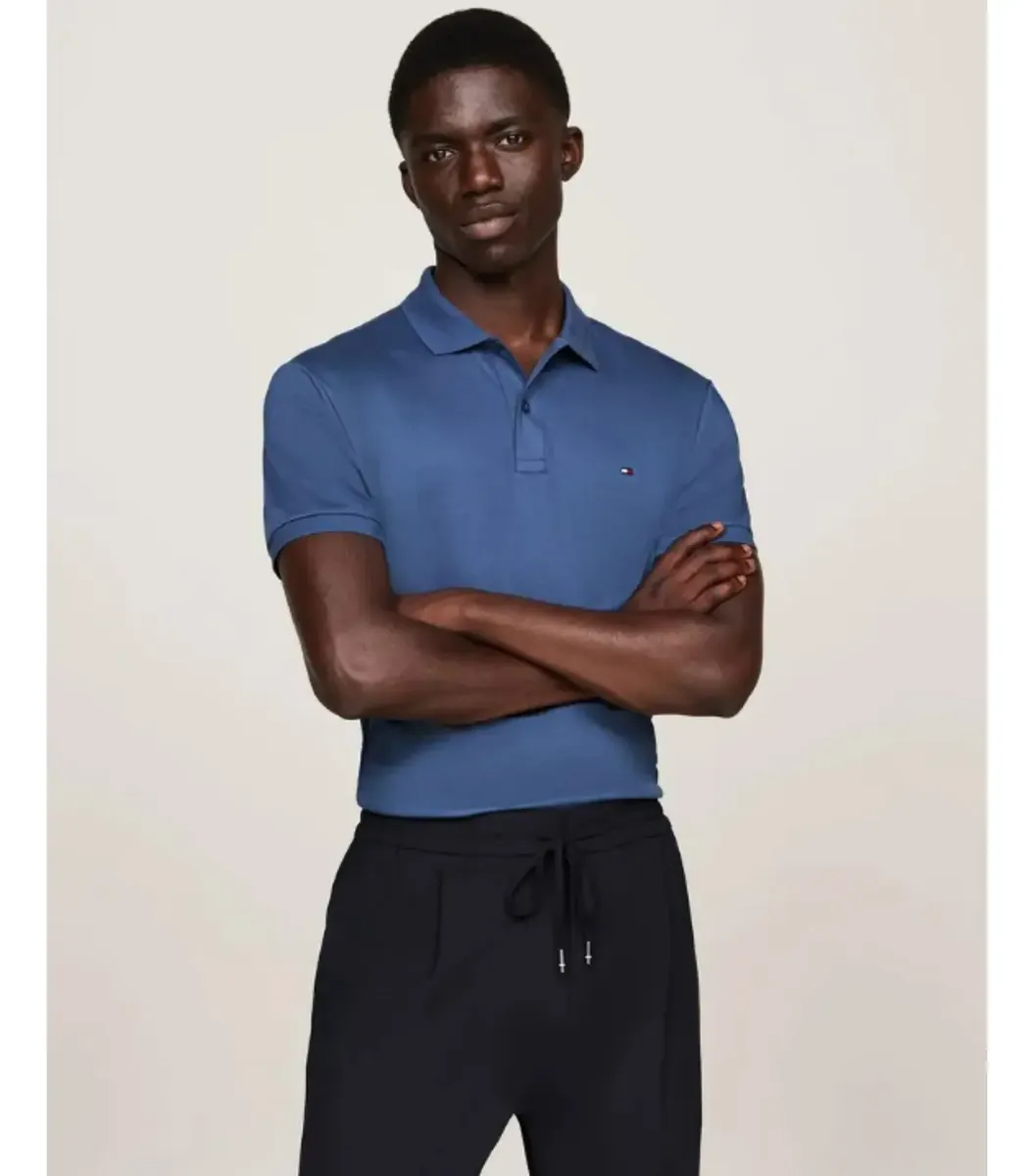 Chomba Tommy Hilfiger Polo Essential Liquid Cotton Talle S - Image 7