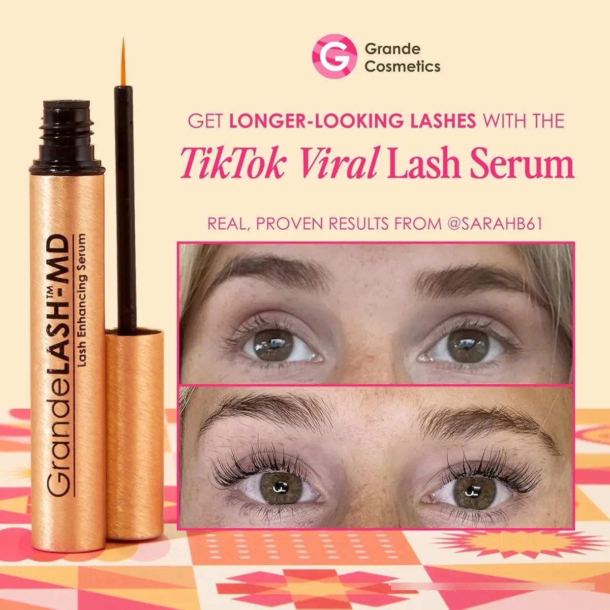 Grande Cosmetics Lash-md Realzador Potenciador De Pestañas - Image 3