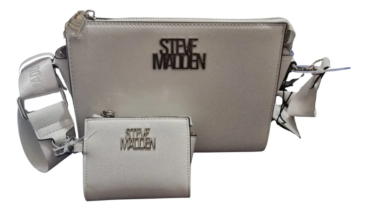 Cartera Steve Madden Bandolera Con Monedero Blanca - Image 2