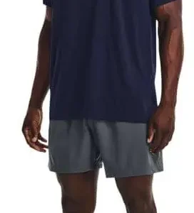 Remera Under Armour Heatgear Hombre Manga Corta Con Cierre - Talle S