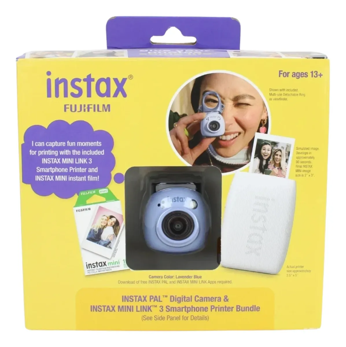 Fujifilm Cámara Instax Pal + Impresora Mini Link 3 + Papel Fotográfico - Image 3