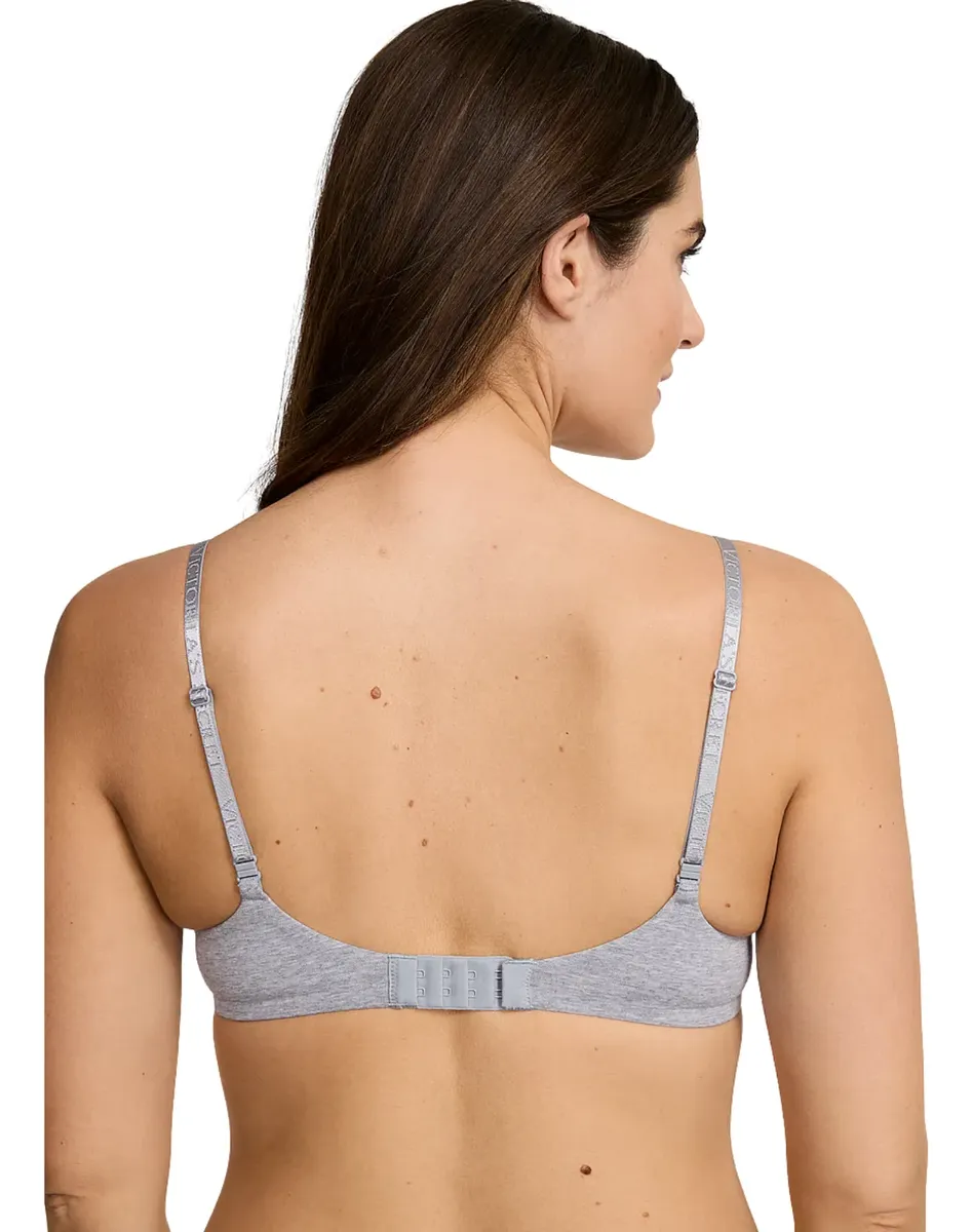 Corpiño Victoria's Secret Cotton Logo Lightly Lined Wireless - 36D - Image 3