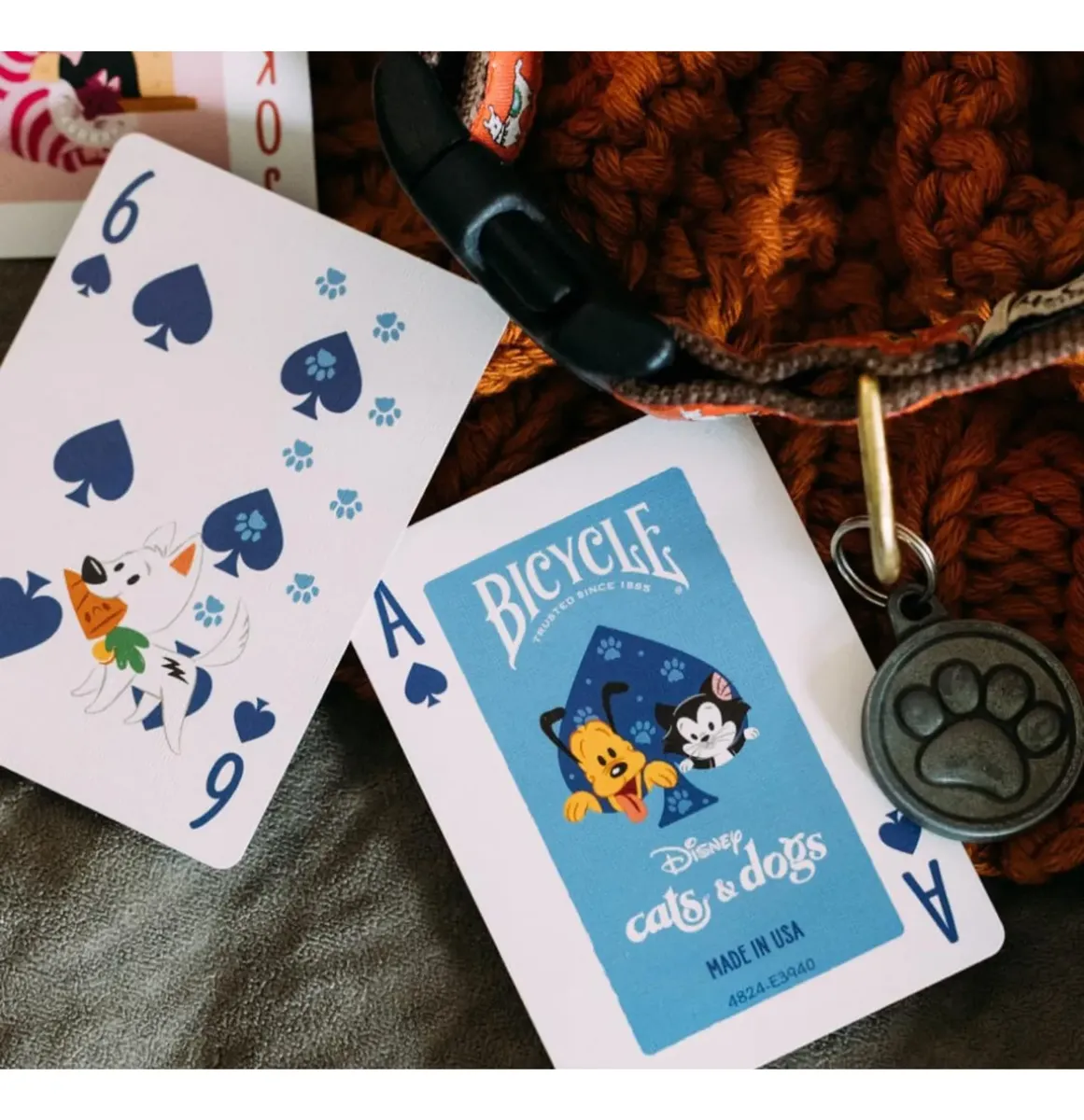 Cartas Bicycle Disney Inspirados En Perros Y Gatos Películas Disney - Image 6