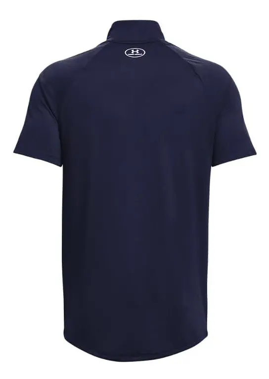 Remera Under Armour Heatgear Hombre Manga Corta Con Cierre - Talle S - Image 6