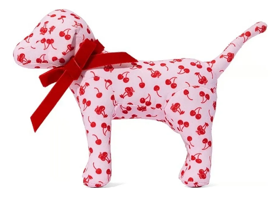 Mini Dog Galentine's Perro De Peluche Pink Victoria's Secret