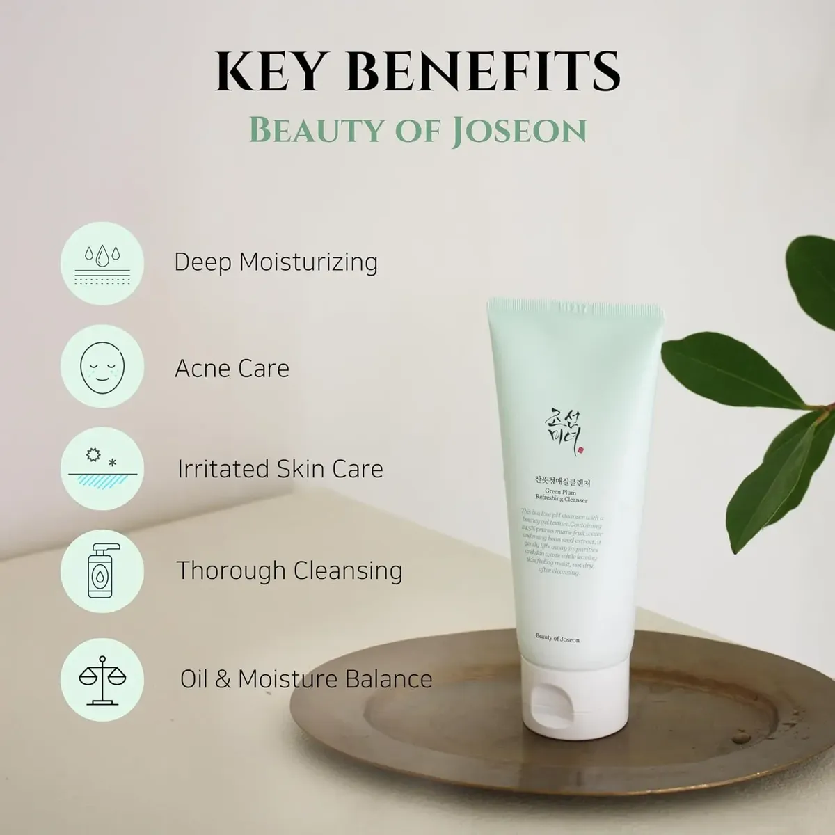 Beauty Of Joseon Green Plum - Limpiador Refrescante Tipo Gel - Image 6