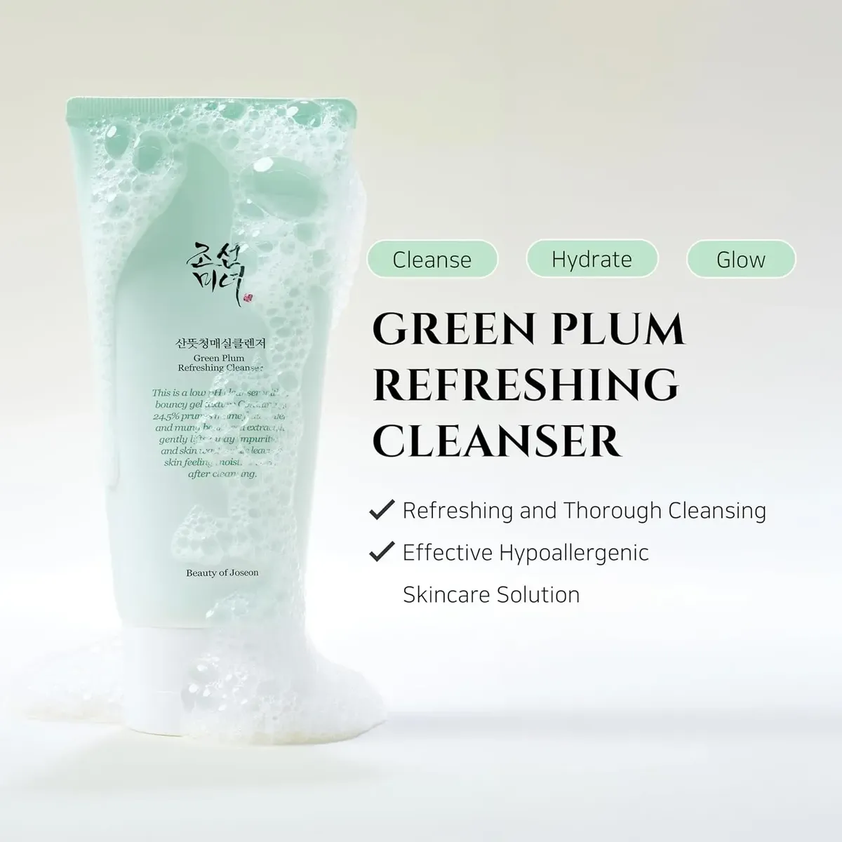 Beauty Of Joseon Green Plum - Limpiador Refrescante Tipo Gel - Image 8