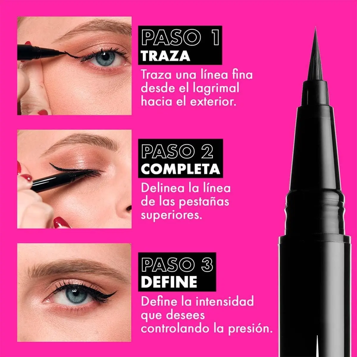 Nyx Epic Ink Liner Tono Negro Delineador Líquido Larga Durac - Image 8