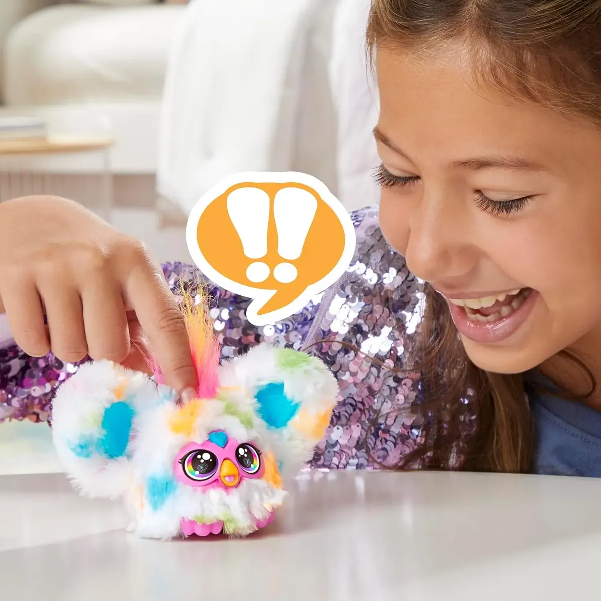 Peluche Furby Furblets Mini Amigos - Hasbro Color Loo-lay - Imagen 5