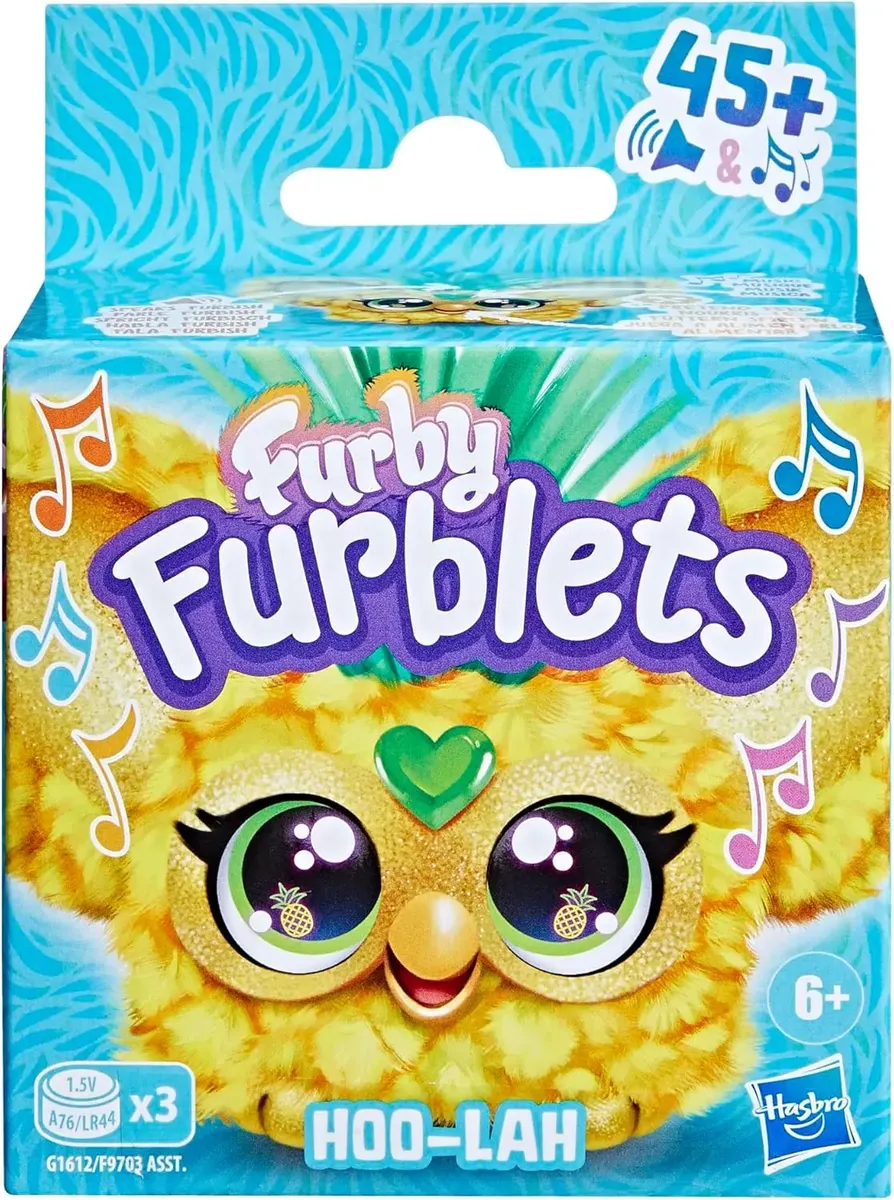Furby Furblets Hoo-lah Mini Plush Toy Hasbro Interactivo