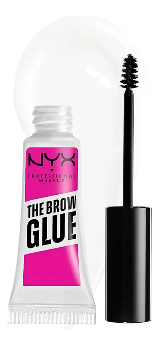 Nyx The Brow Glue Gel Para Cejas Fijación Extrema Transparen