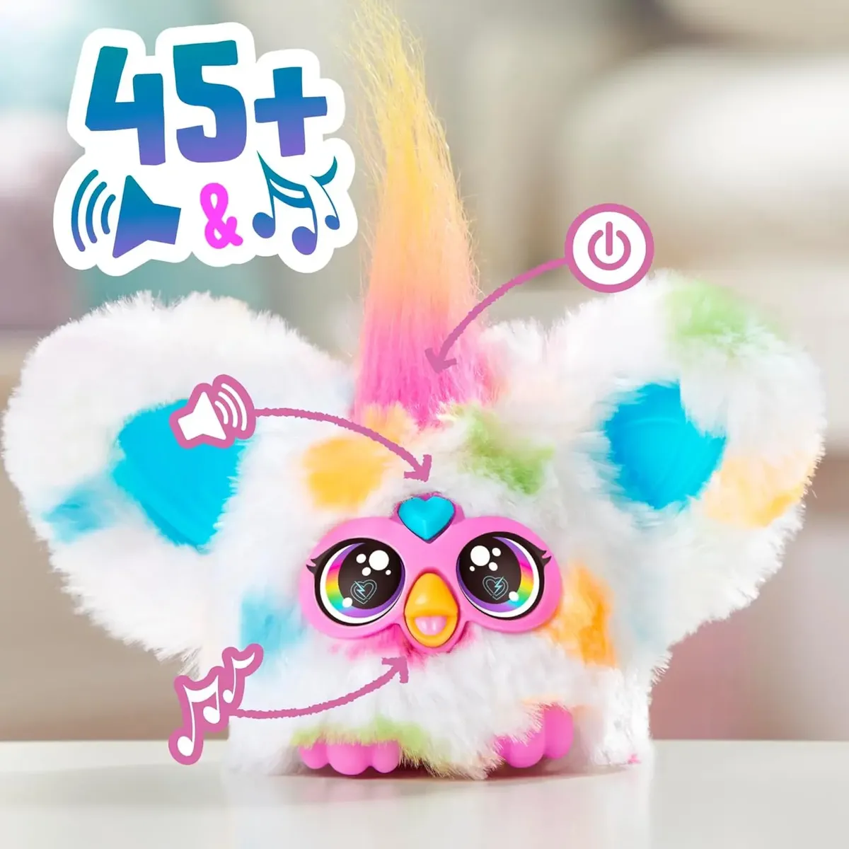 Peluche Furby Furblets Mini Amigos - Hasbro Color Loo-lay - Imagen 7