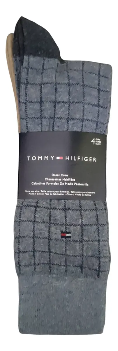 Set De De 4 Medias Tommy Hilfiger Tvm251dr02002 Hombre