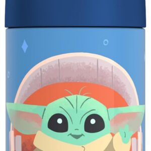 Thermos Star Wars Mandalorian Grogu - The Child - Baby Yoda -  Azul