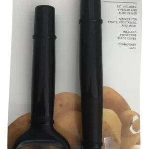 Kitchenaid Set De 2 Peladores Para Frutas Y Verduras - Color Negro
