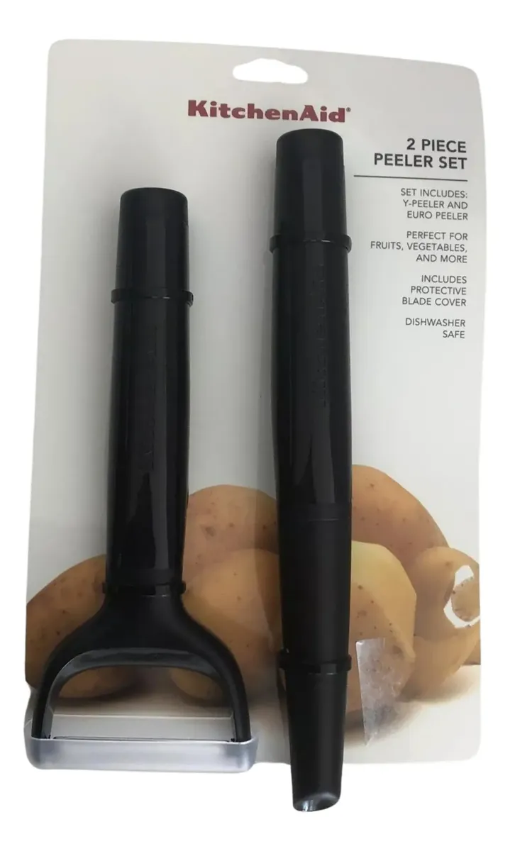 Kitchenaid Set De 2 Peladores Para Frutas Y Verduras - Color Negro