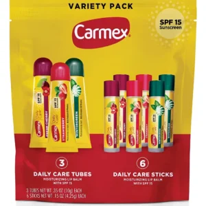 Carmex Variety Pack Flavours Sabores 9 Unidades