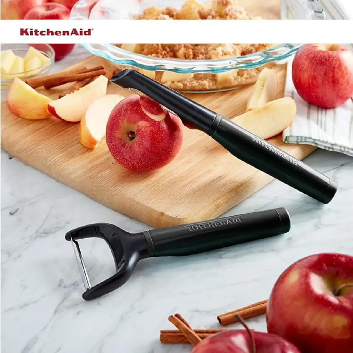 Kitchenaid Set De 2 Peladores Para Frutas Y Verduras - Color Negro - Imagen 3