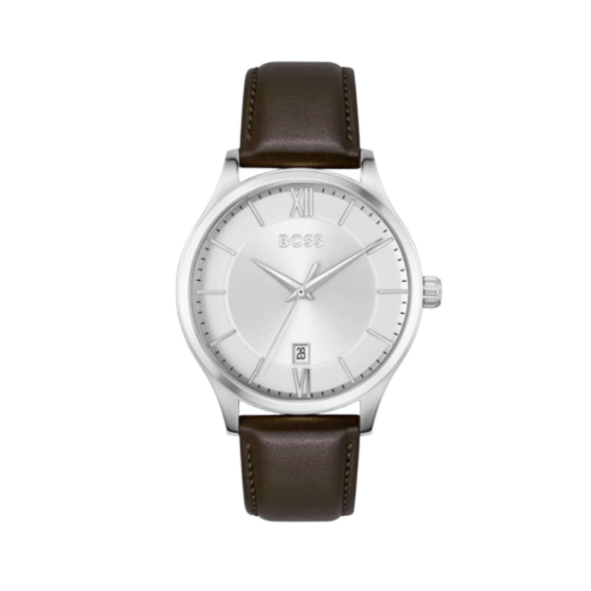 Reloj Boss Hombre Modelo 1514064 Correa Cuero