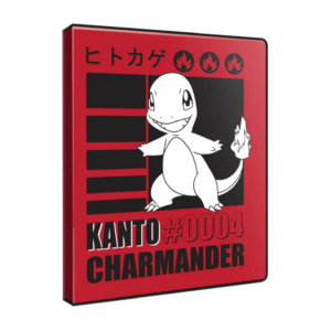 UltraPro 4 Pocket Portfolio Kanto Charmander 12 páginas 80 cartas